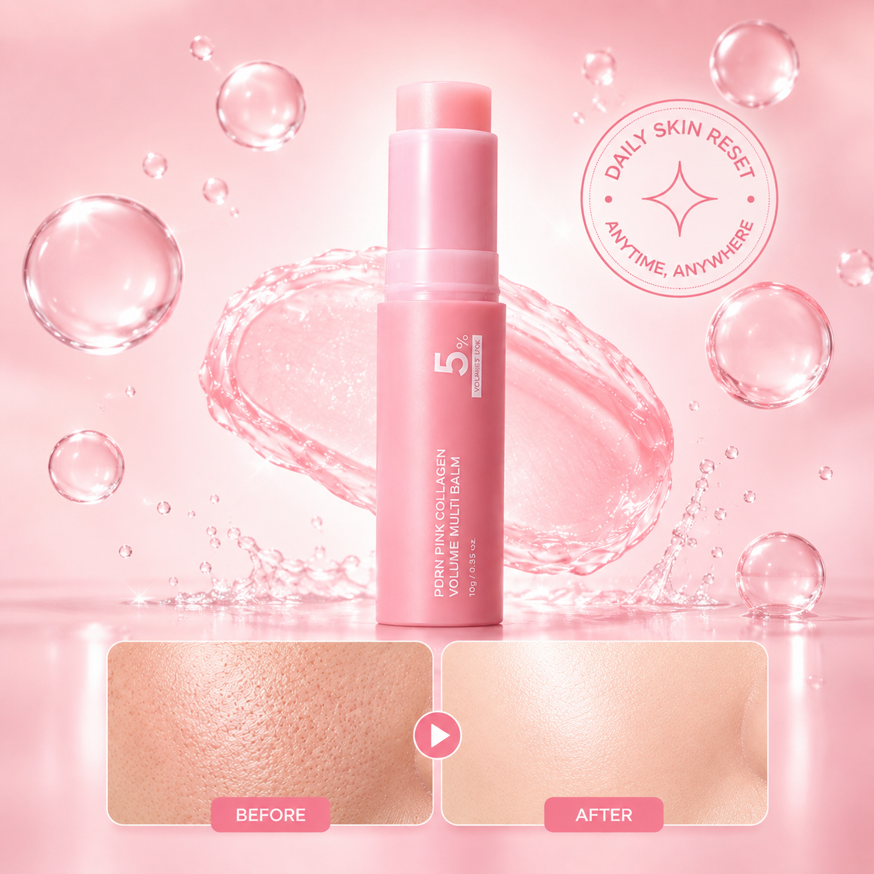 Pink Collagen Multi-Effect Balm Essence Stick